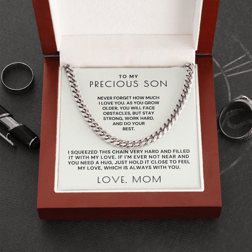 Gift for Adult Son From Mom | Best Things Cuban Link Chain 0598T16
