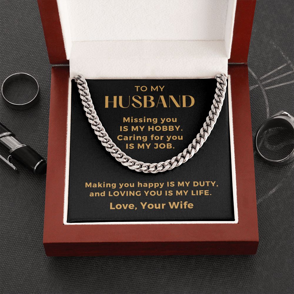 Gift For Husband | My Everything Cuban Link Chain 0767T6C