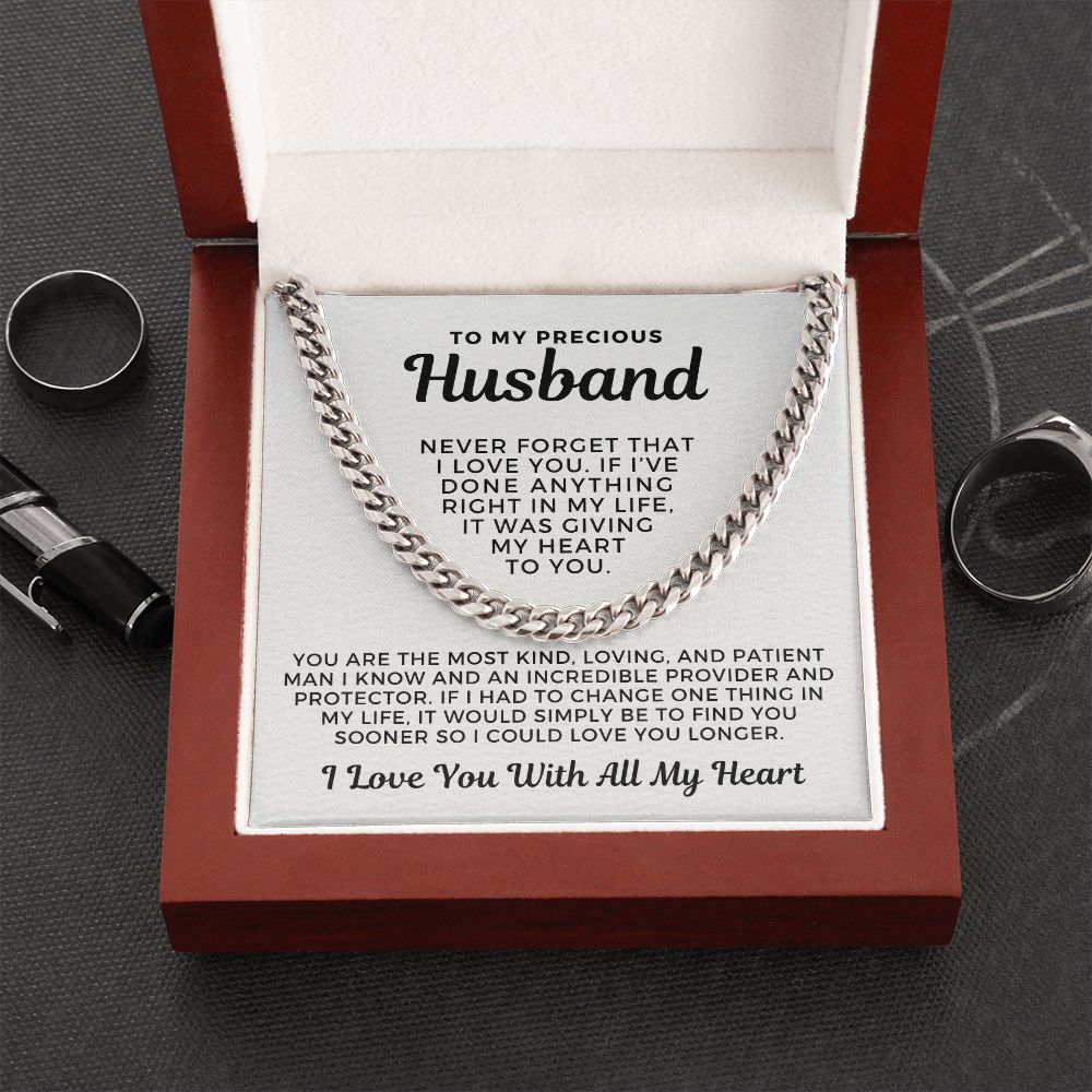 Gift For Husband | One Thing Cuban Link Chain 0693T1
