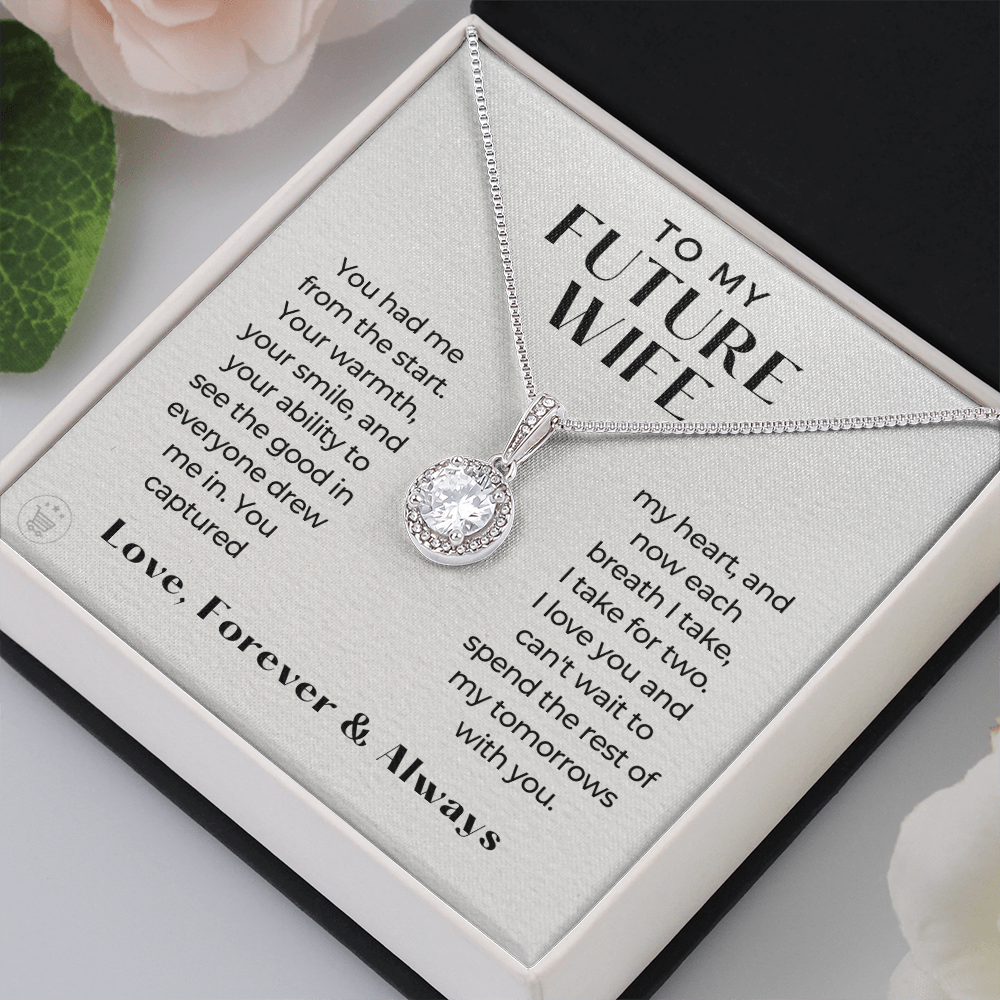 Future Wife, Future Mrs. Gift | Each Breath Necklace 0482T6