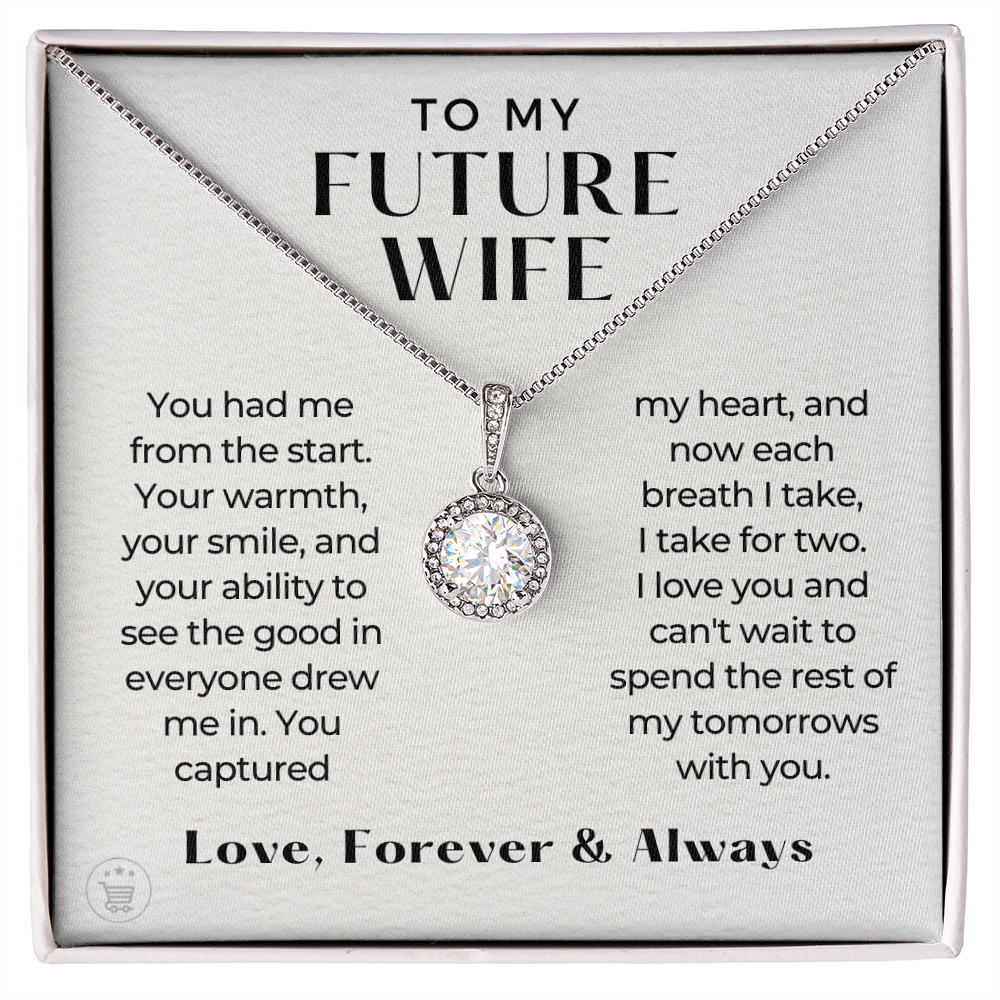 Future Wife, Future Mrs. Gift | Each Breath Necklace 0482T6