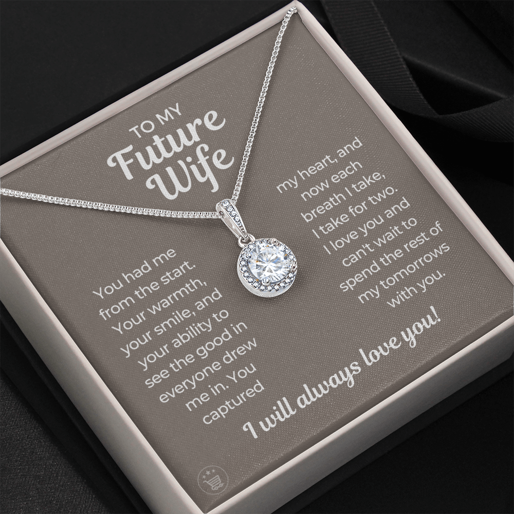 Future Wife, Future Mrs. Gift | Each Breath Necklace 0482T2