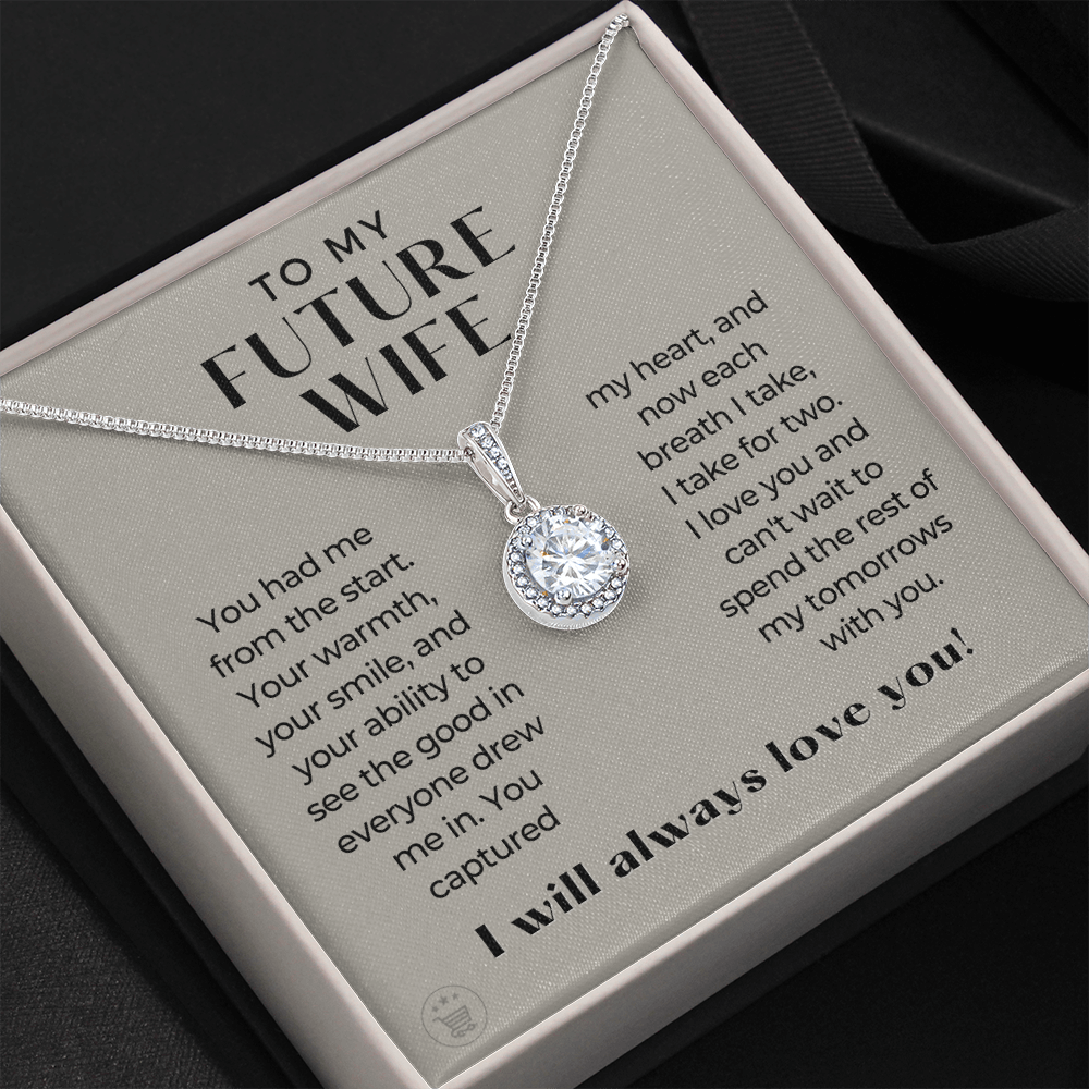 Future Wife, Future Mrs. Gift | Each Breath Necklace 0482T3