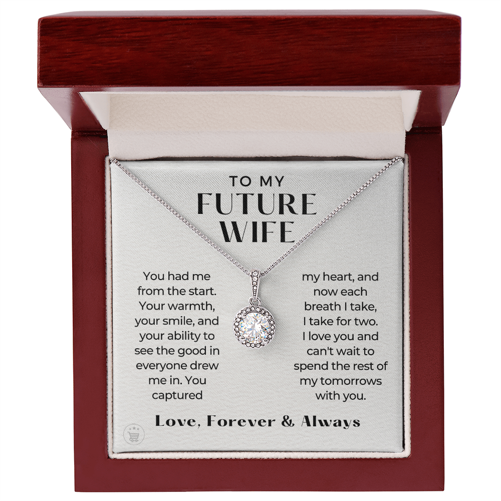 Future Wife, Future Mrs. Gift | Each Breath Necklace 0482T6