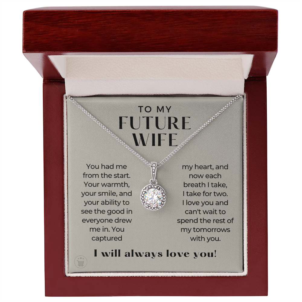 Future Wife, Future Mrs. Gift | Each Breath Necklace 0482T3