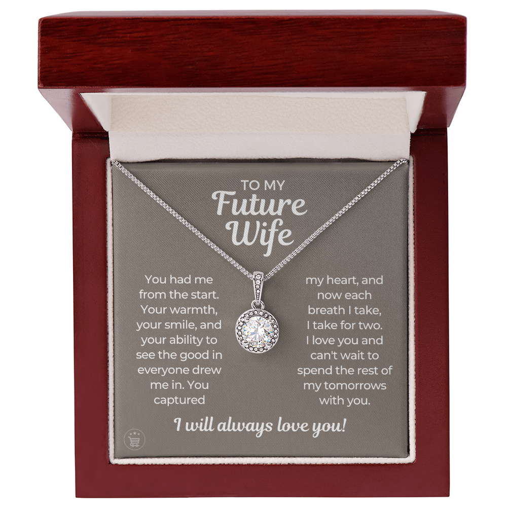 Future Wife, Future Mrs. Gift | Each Breath Necklace 0482T2