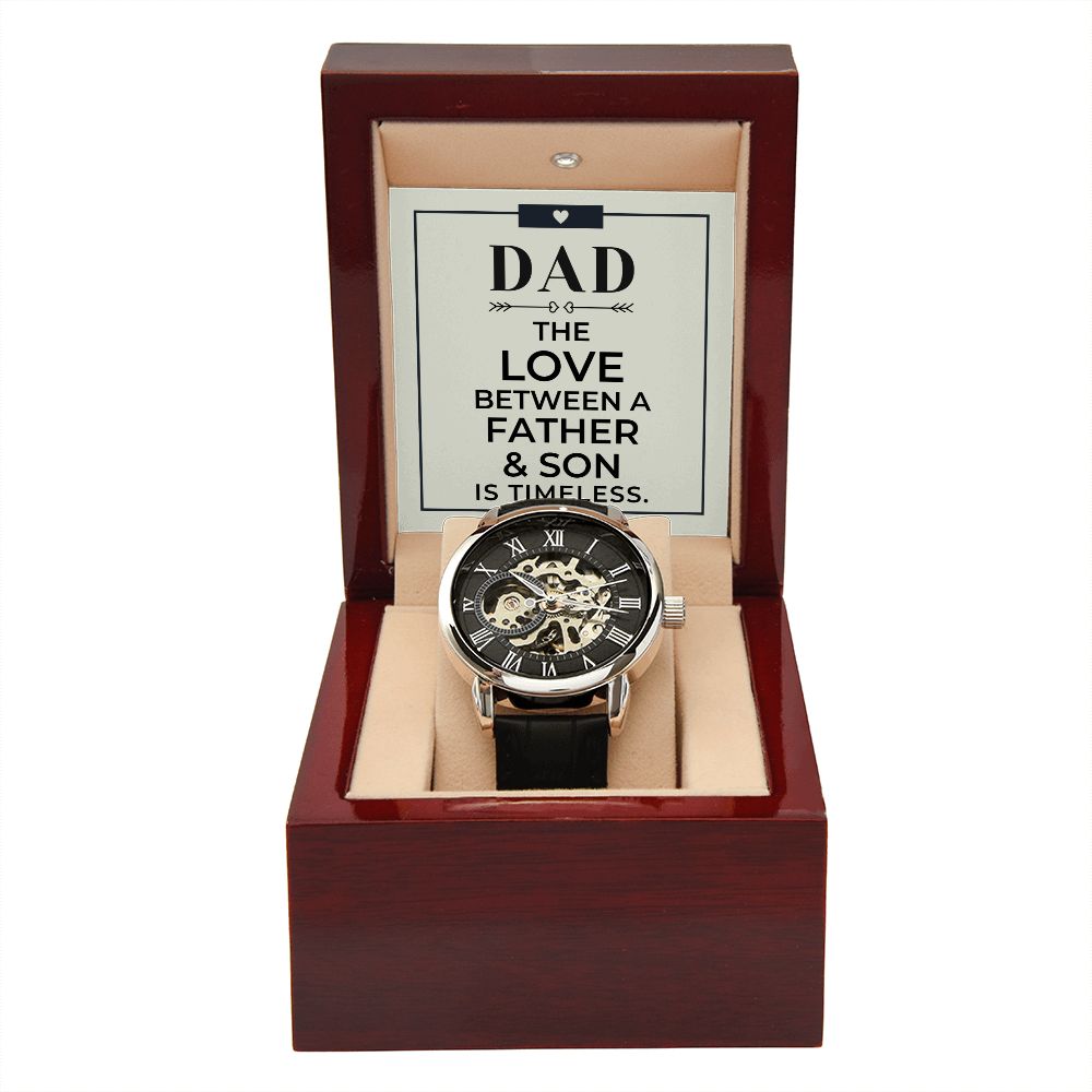 Gift For Dad From Son | Father and Son Men's Watch 0669T2