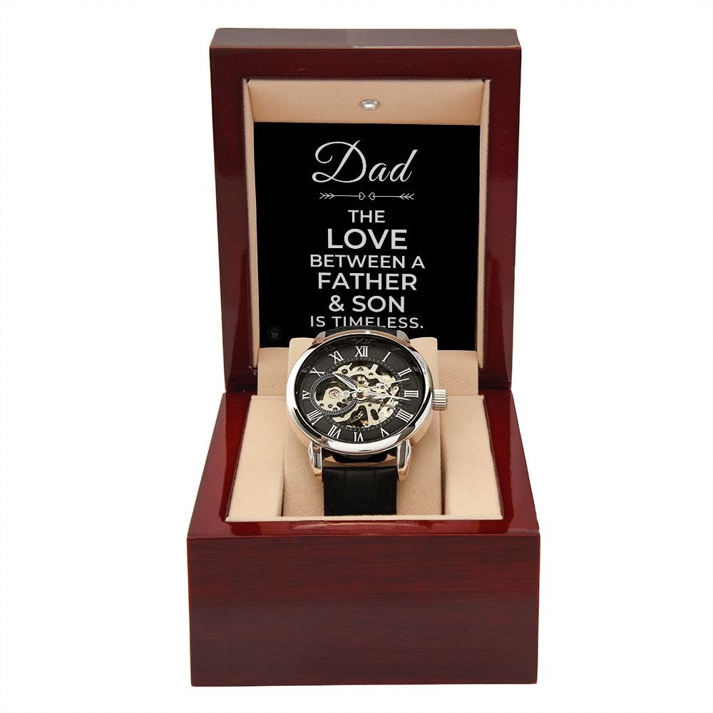 Gift For Dad From Son | Father and Son Men's Watch 0669T7