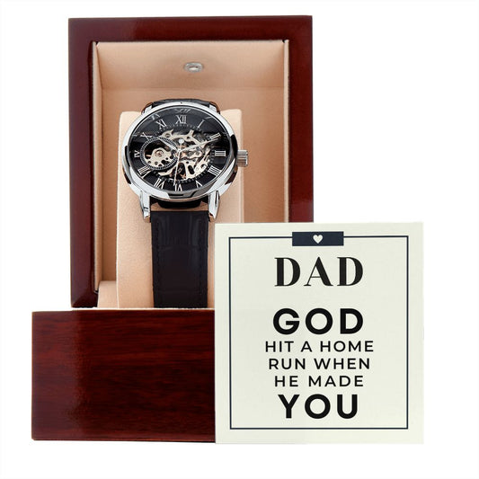 Gift For Dad | Home Run Men's Watch 0667T2