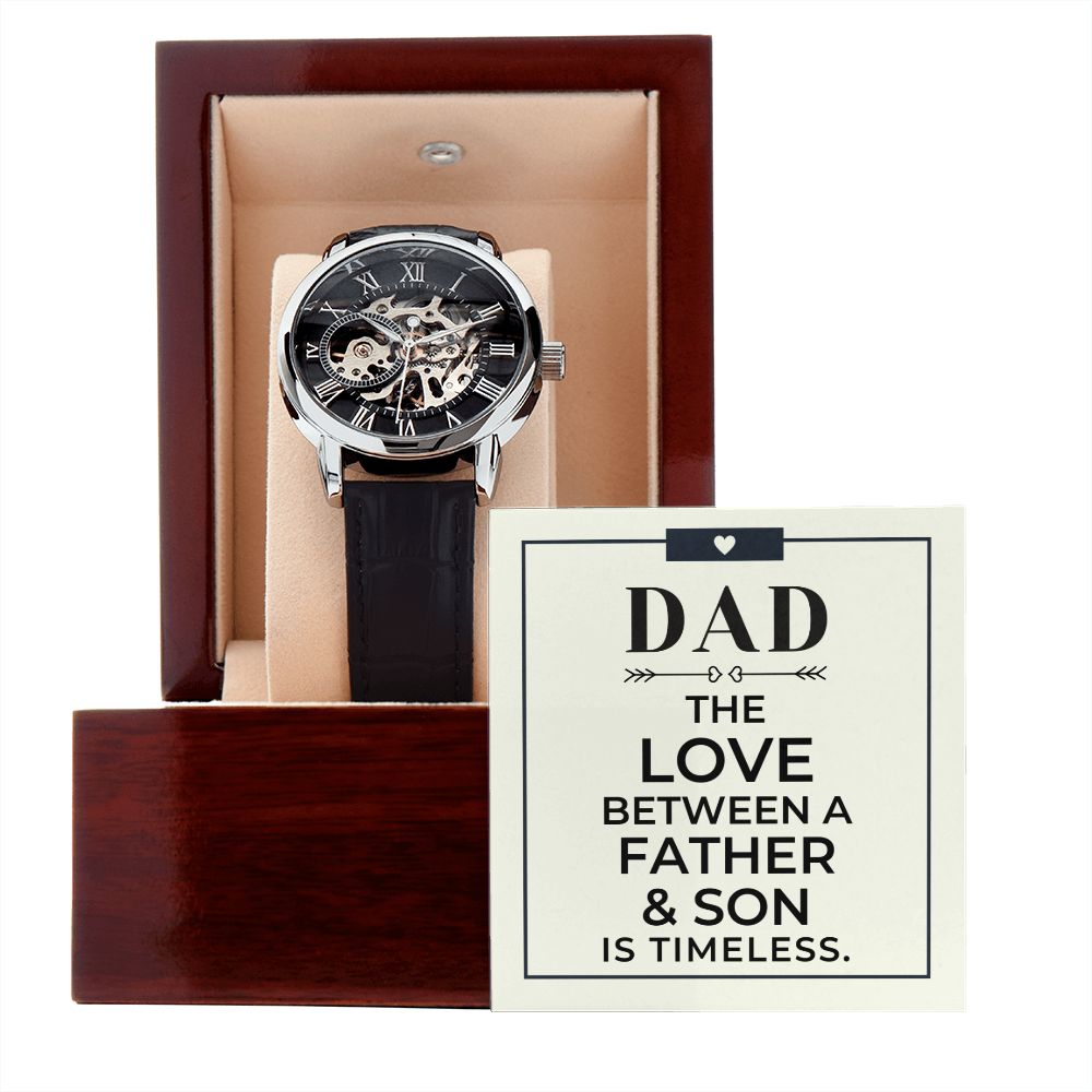 Gift For Dad From Son | Father and Son Men's Watch 0669T2