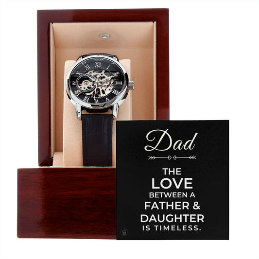 Gift For Dad From Daughter | Father and Daughter Men's Watch 0670T7