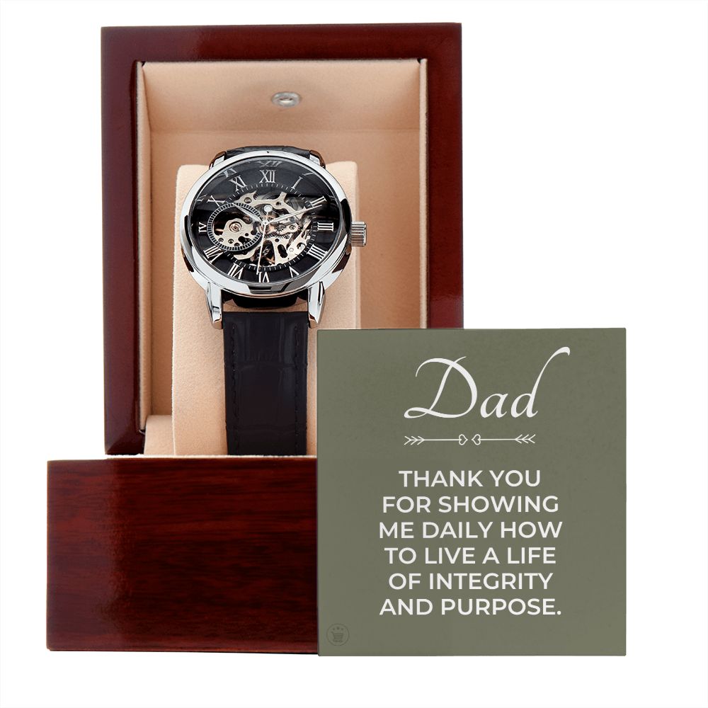 Gift For Dad | Thank You Men's Watch 0668T10