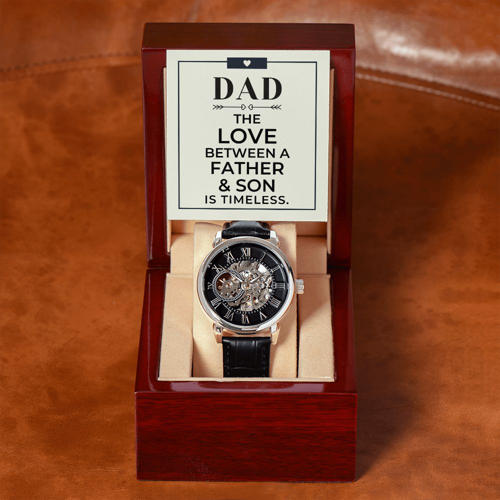 Gift For Dad From Son | Father and Son Men's Watch 0669T2