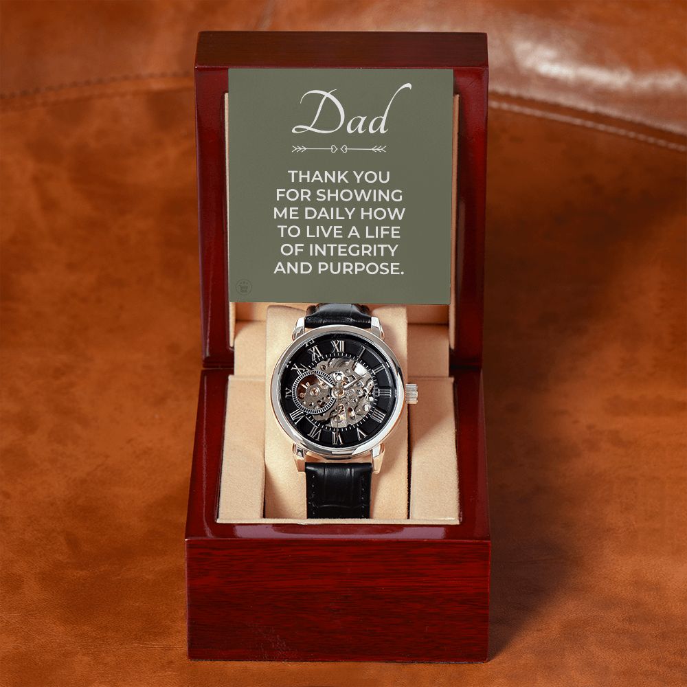 Gift For Dad | Thank You Men's Watch 0668T10