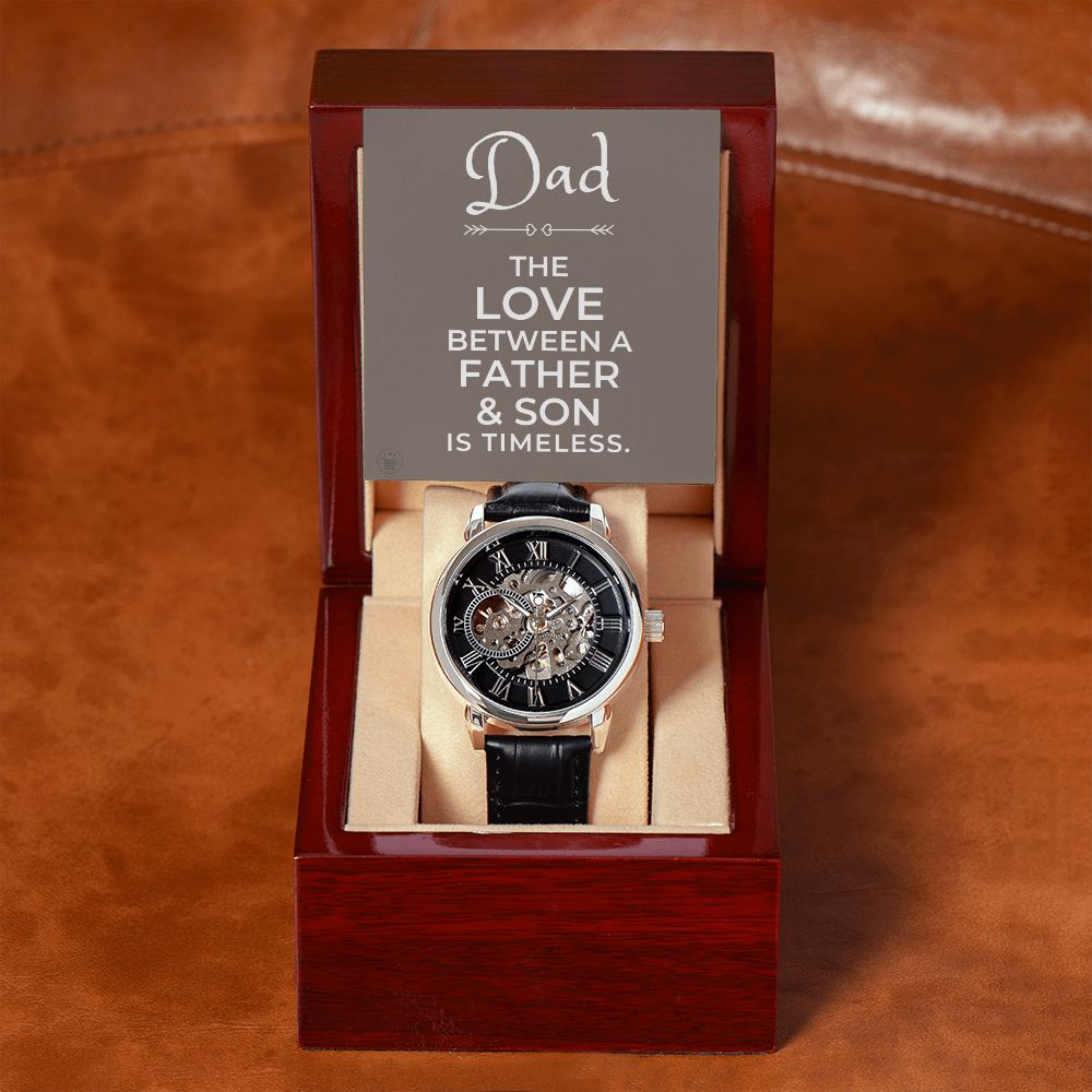 Gift For Dad From Son | Father and Son Men's Watch 0669T8