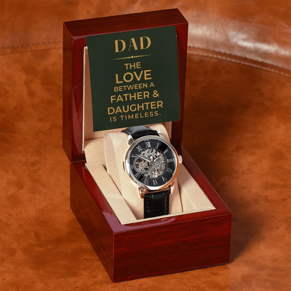 Gift For Dad From Daughter | Father and Daughter Men's Watch 0670T1