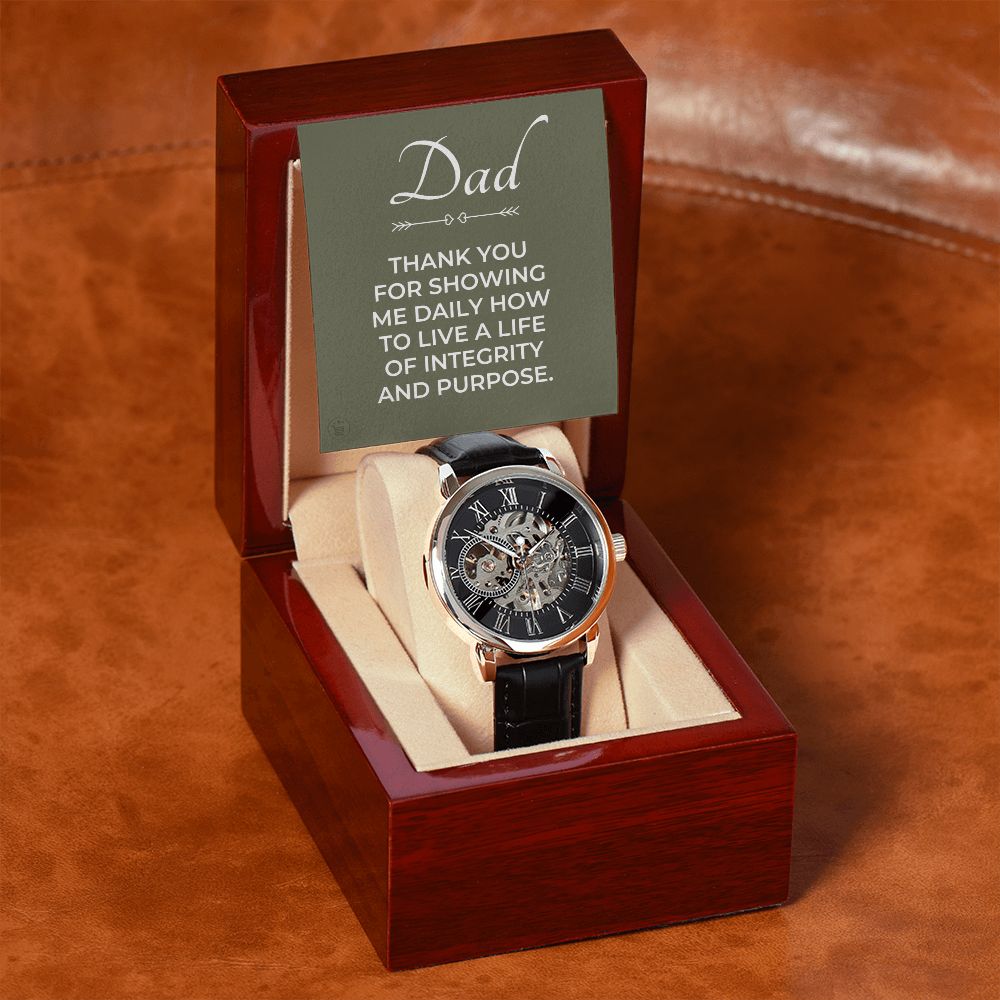 Gift For Dad | Thank You Men's Watch 0668T10