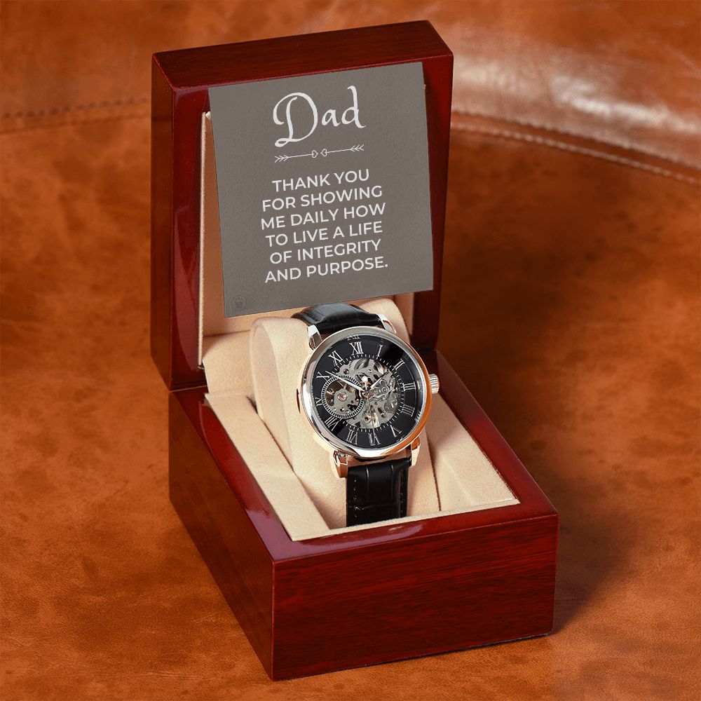 Gift For Dad | Thank You Men's Watch 0668T8