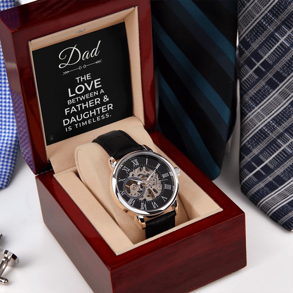 Gift For Dad From Daughter | Father and Daughter Men's Watch 0670T7