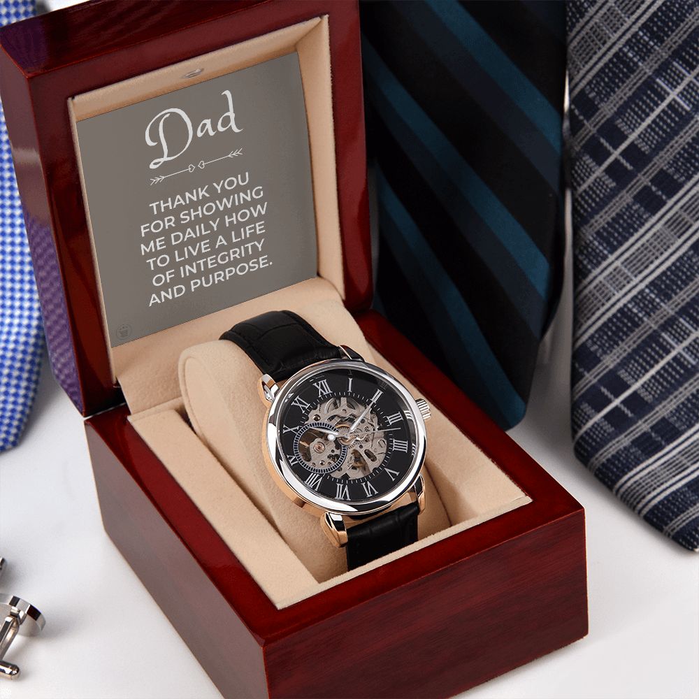 Gift For Dad | Thank You Men's Watch 0668T8