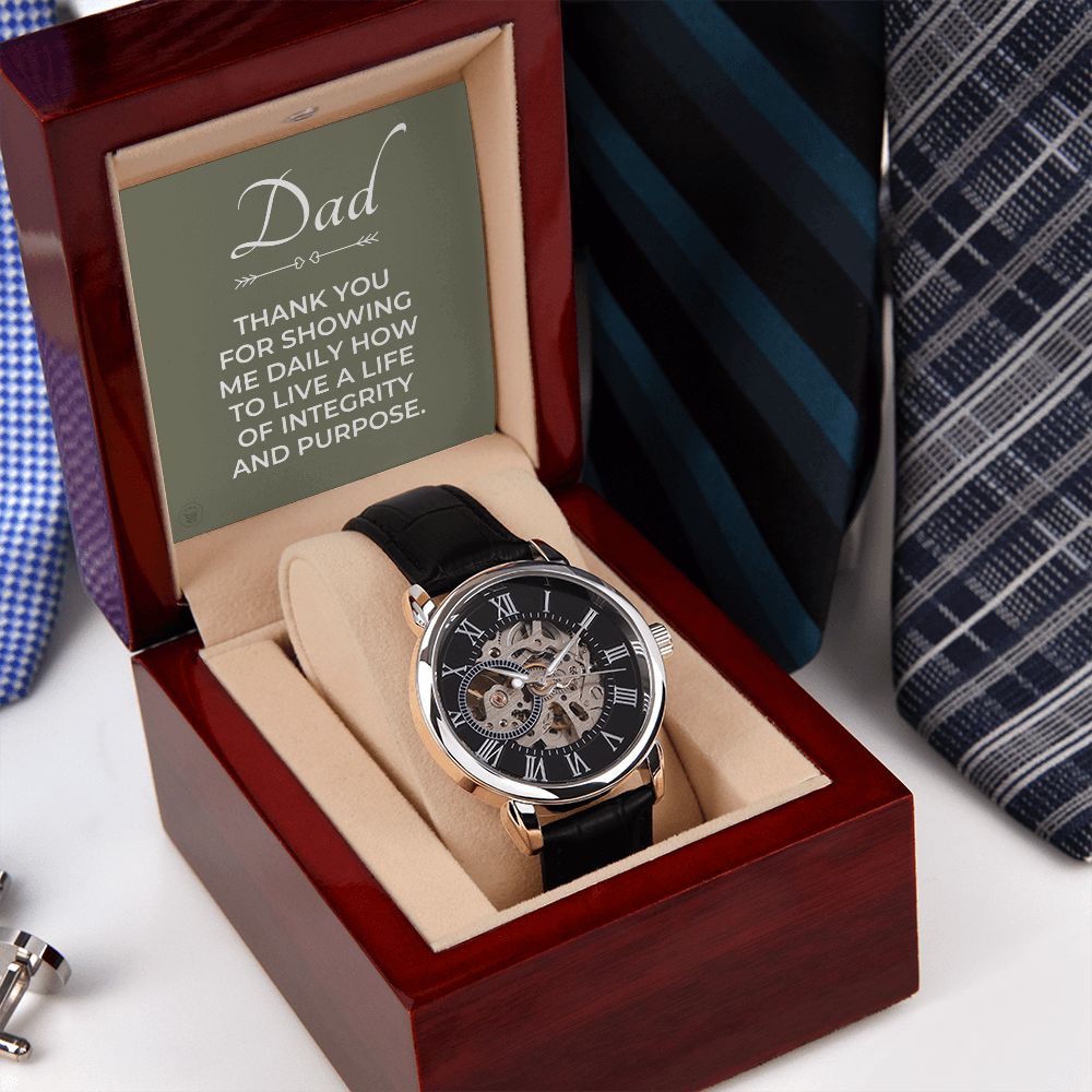 Gift For Dad | Thank You Men's Watch 0668T10