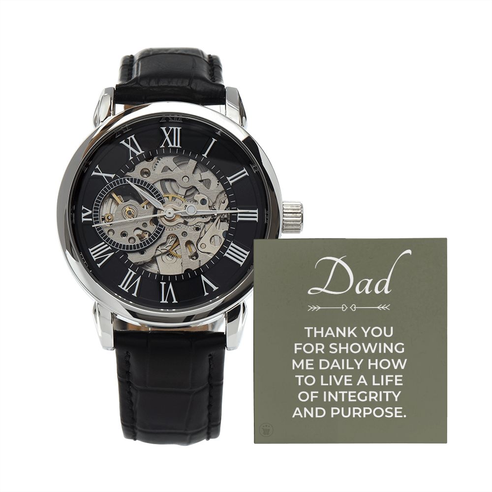 Gift For Dad | Thank You Men's Watch 0668T10