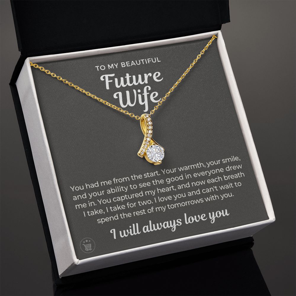 Future Wife, Mrs. Gift | Each Breath Necklace 0641T3