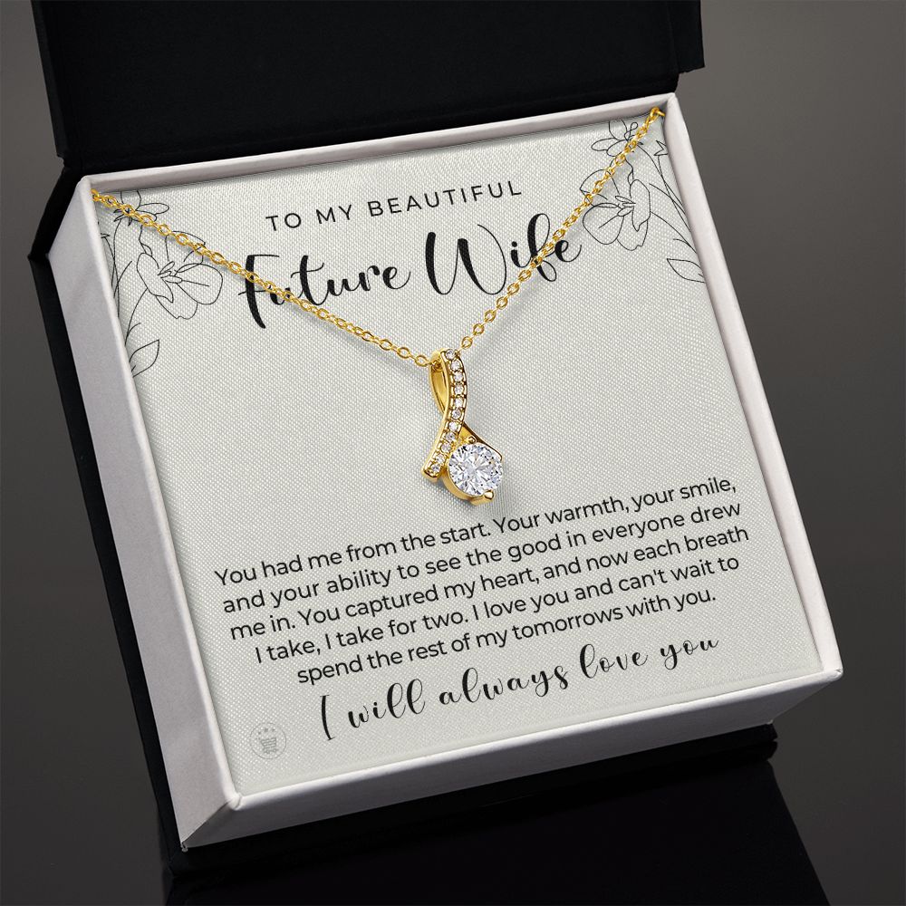 Future Wife, Mrs. Gift | Each Breath Necklace 0641T8