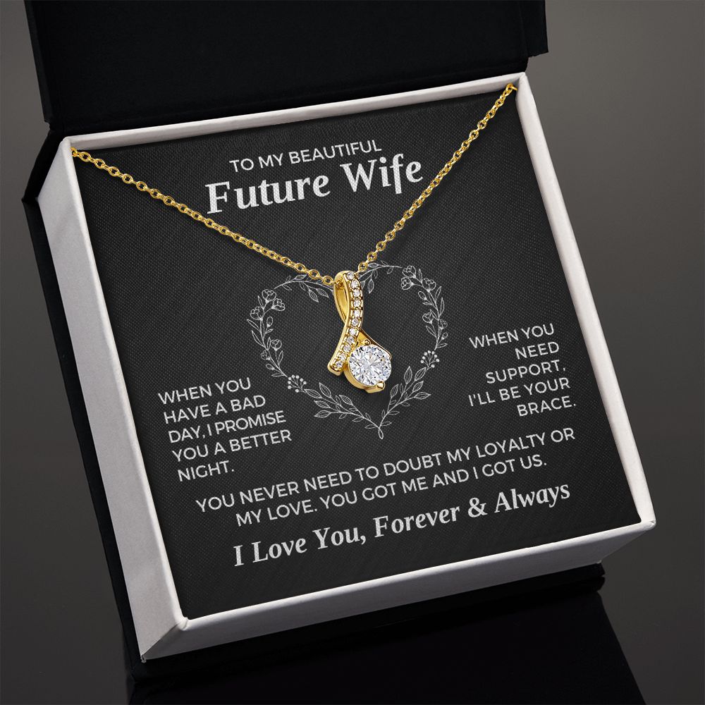 Future Wife, Mrs. Gift | I Love You Necklace 0733T6A