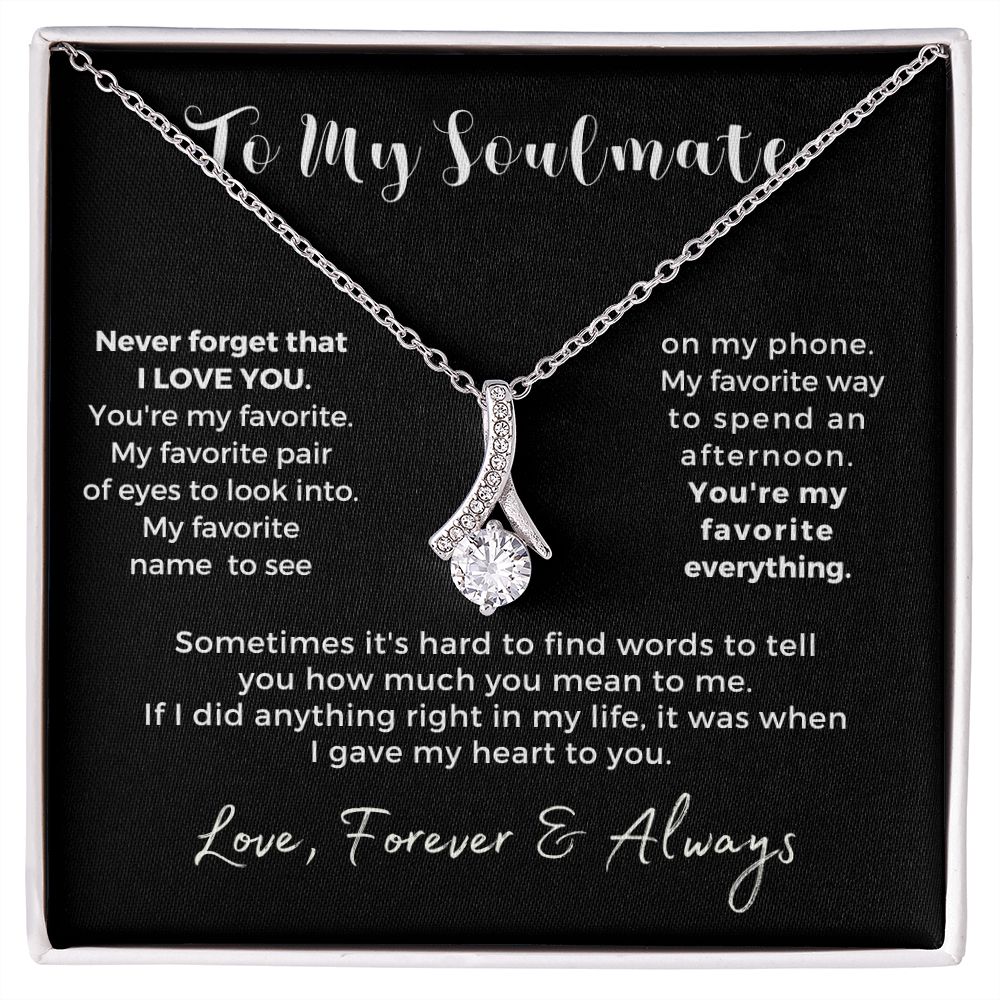 Soulmate Gift | My Heart Necklace 0777T1A