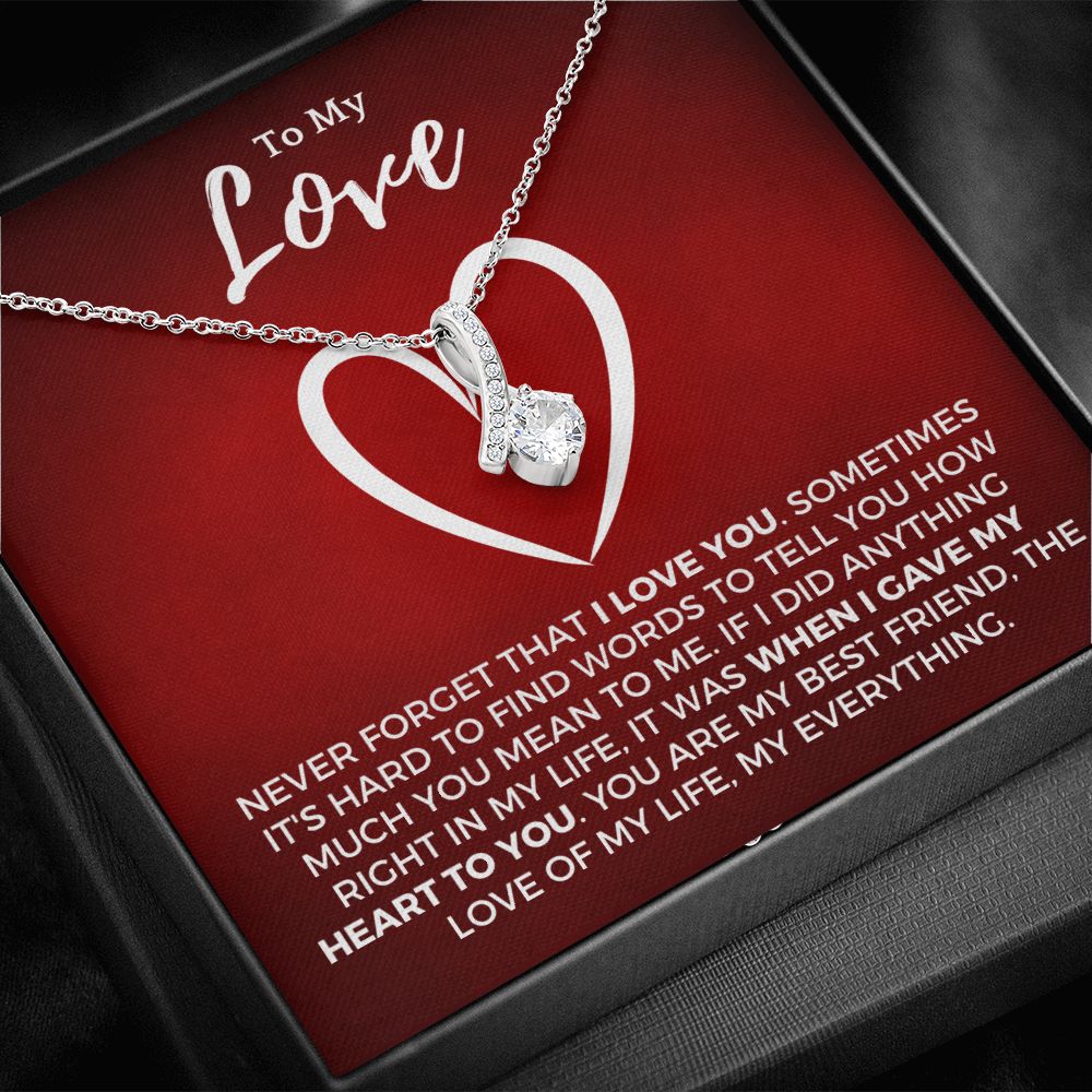 Soulmate Gift | Love Of My Life Necklace 0772T8A