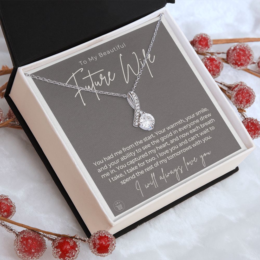 Future Wife, Mrs. Gift | Each Breath Necklace 0641T11