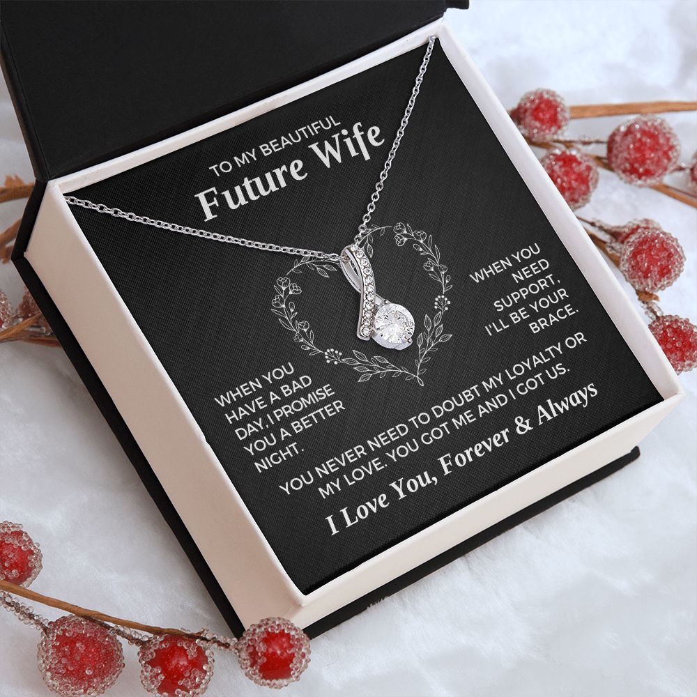 Future Wife, Mrs. Gift | I Love You Necklace 0733T6A