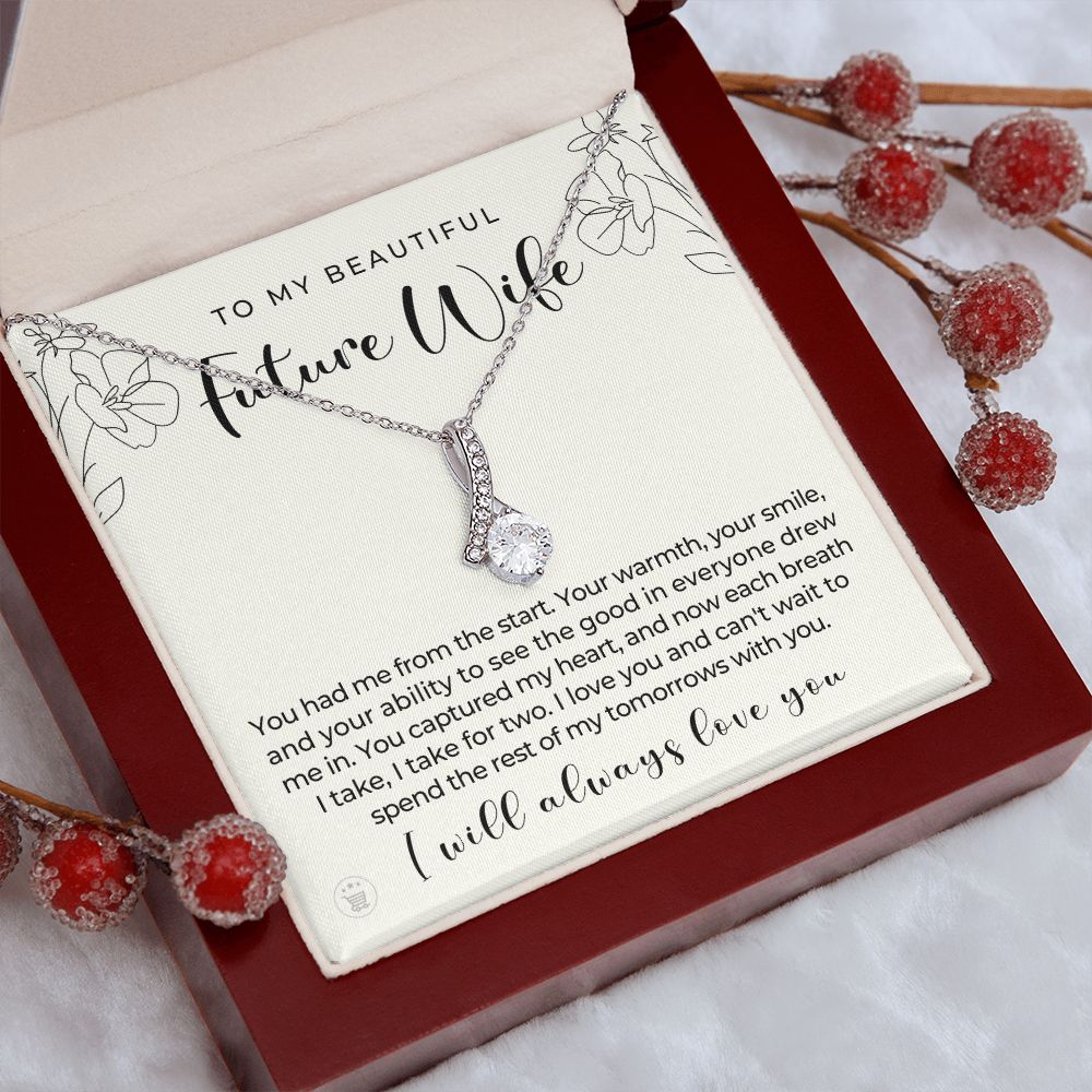 Future Wife, Mrs. Gift | Each Breath Necklace 0641T8