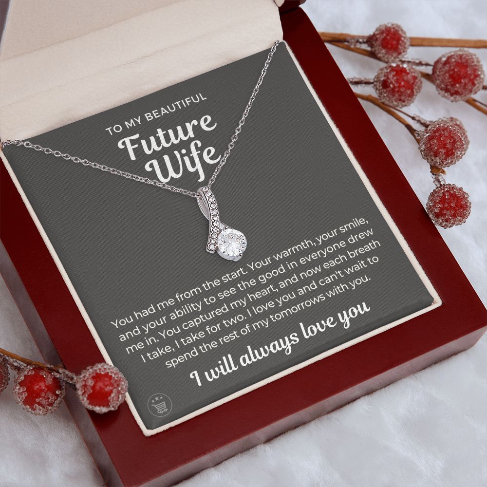 Future Wife, Mrs. Gift | Each Breath Necklace 0641T3