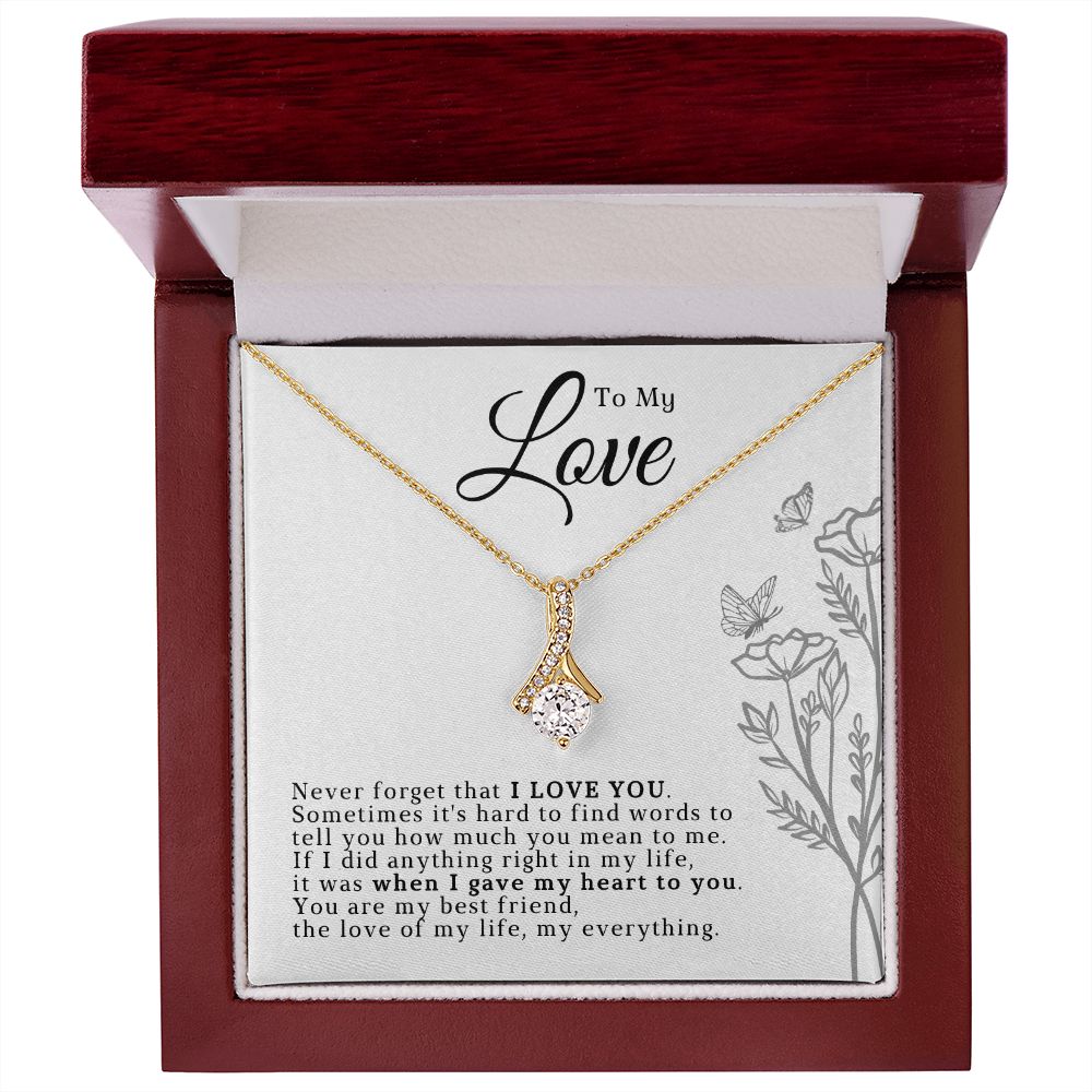 Soulmate Gift | Love Of My Life Necklace 0772T7A