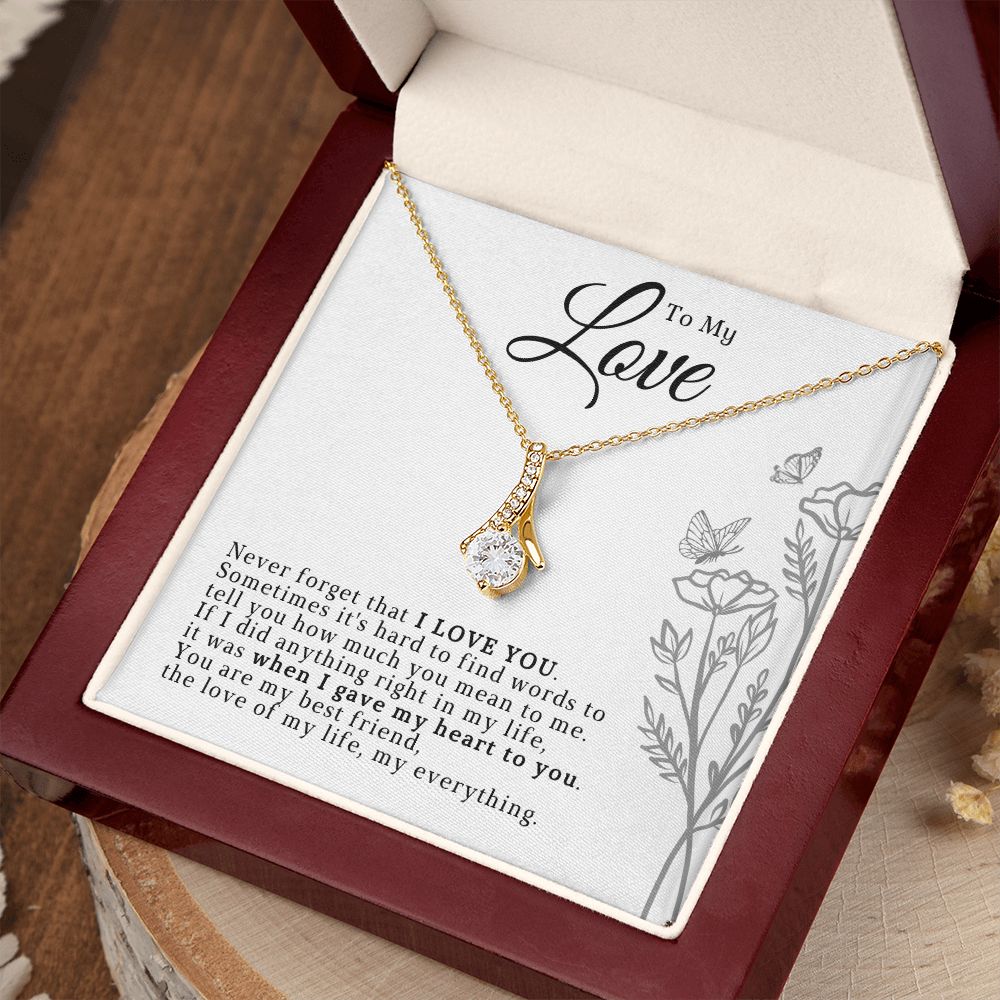 Soulmate Gift | Love Of My Life Necklace 0772T7A