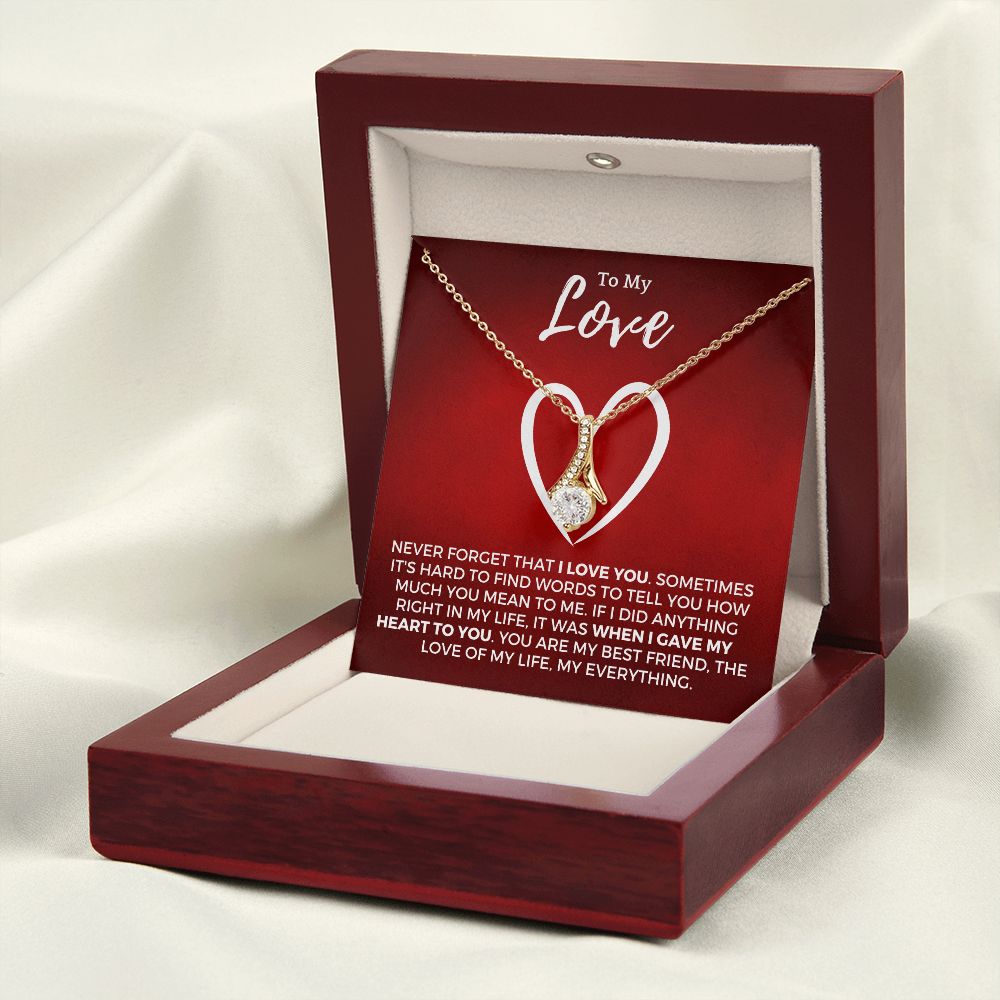 Soulmate Gift | Love Of My Life Necklace 0772T8A