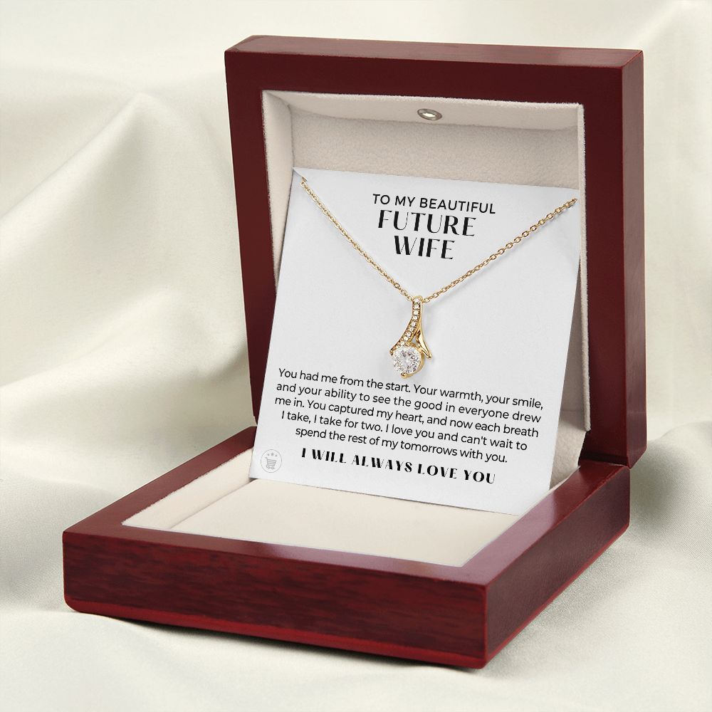 Future Wife, Mrs. Gift | Each Breath Necklace 0641T4