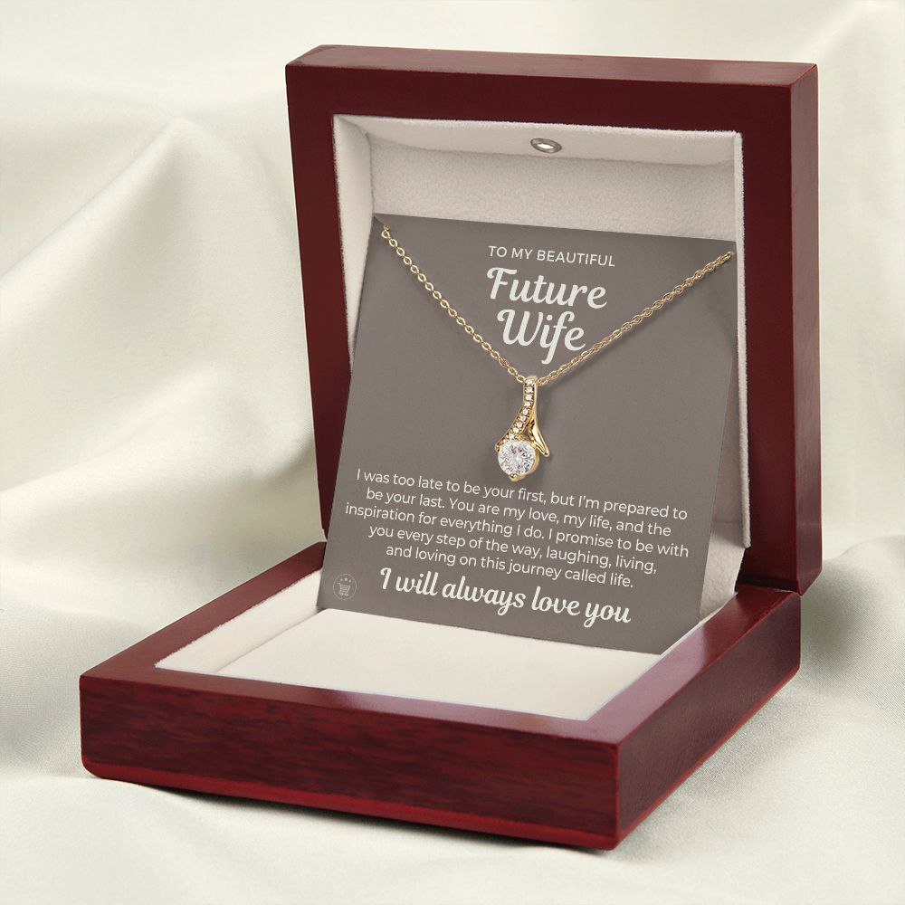 Future Wife, Mrs. Gift | Every Step Necklace 0644T2