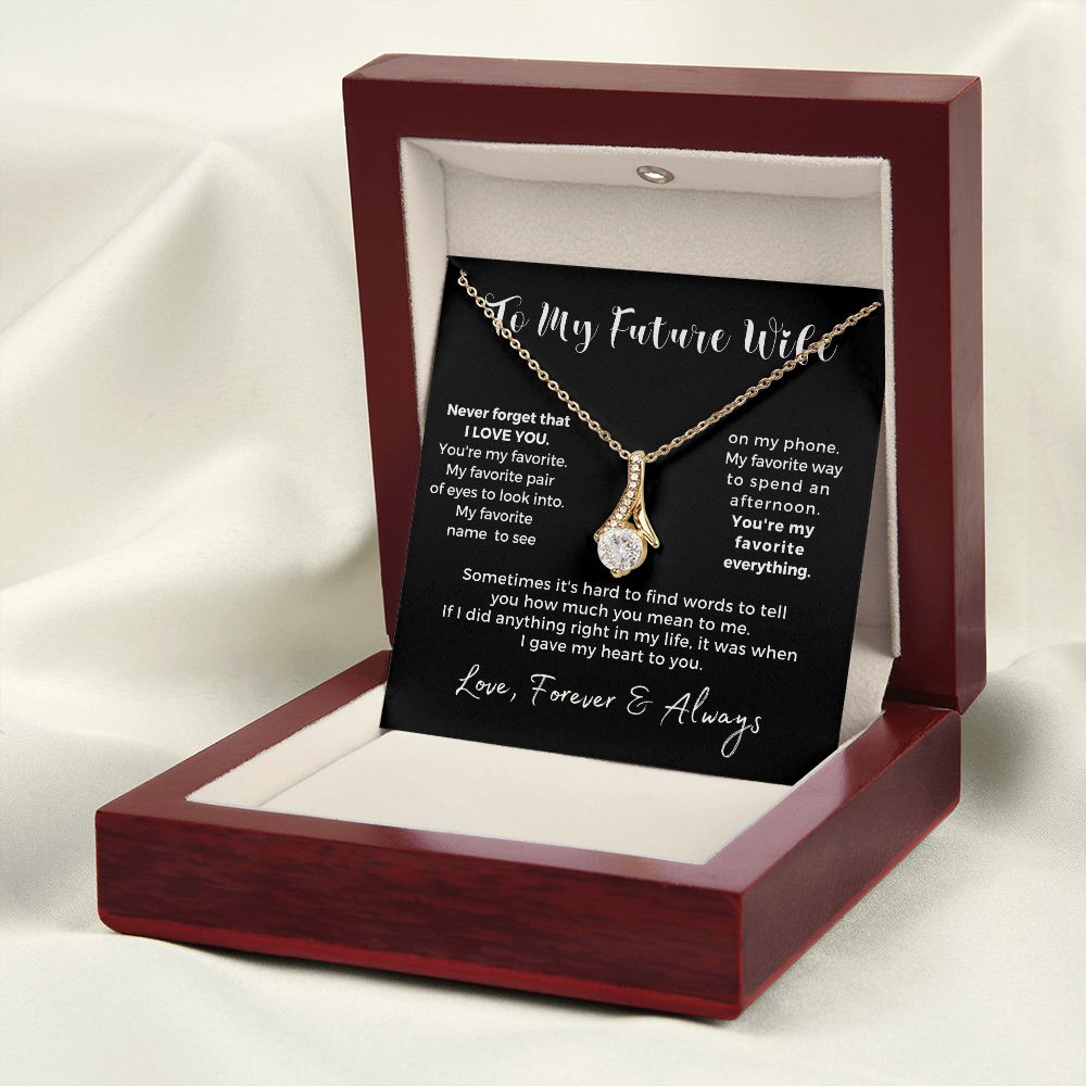 Future Wife, Mrs. Gift | My Heart Necklace 0778T1A