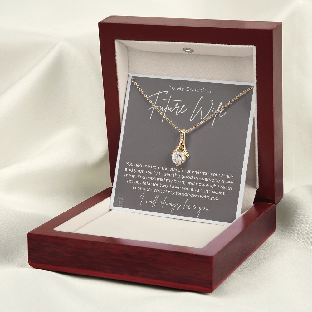 Future Wife, Mrs. Gift | Each Breath Necklace 0641T11