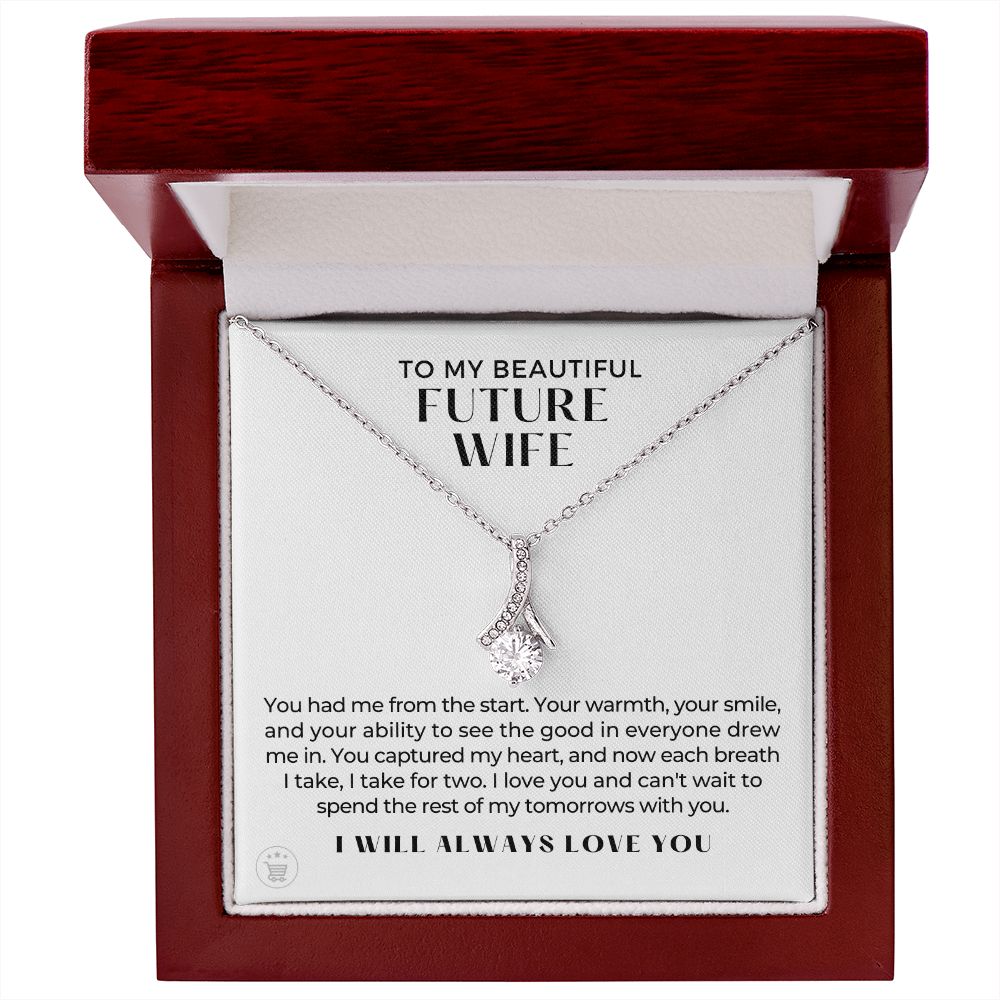 Future Wife, Mrs. Gift | Each Breath Necklace 0641T4
