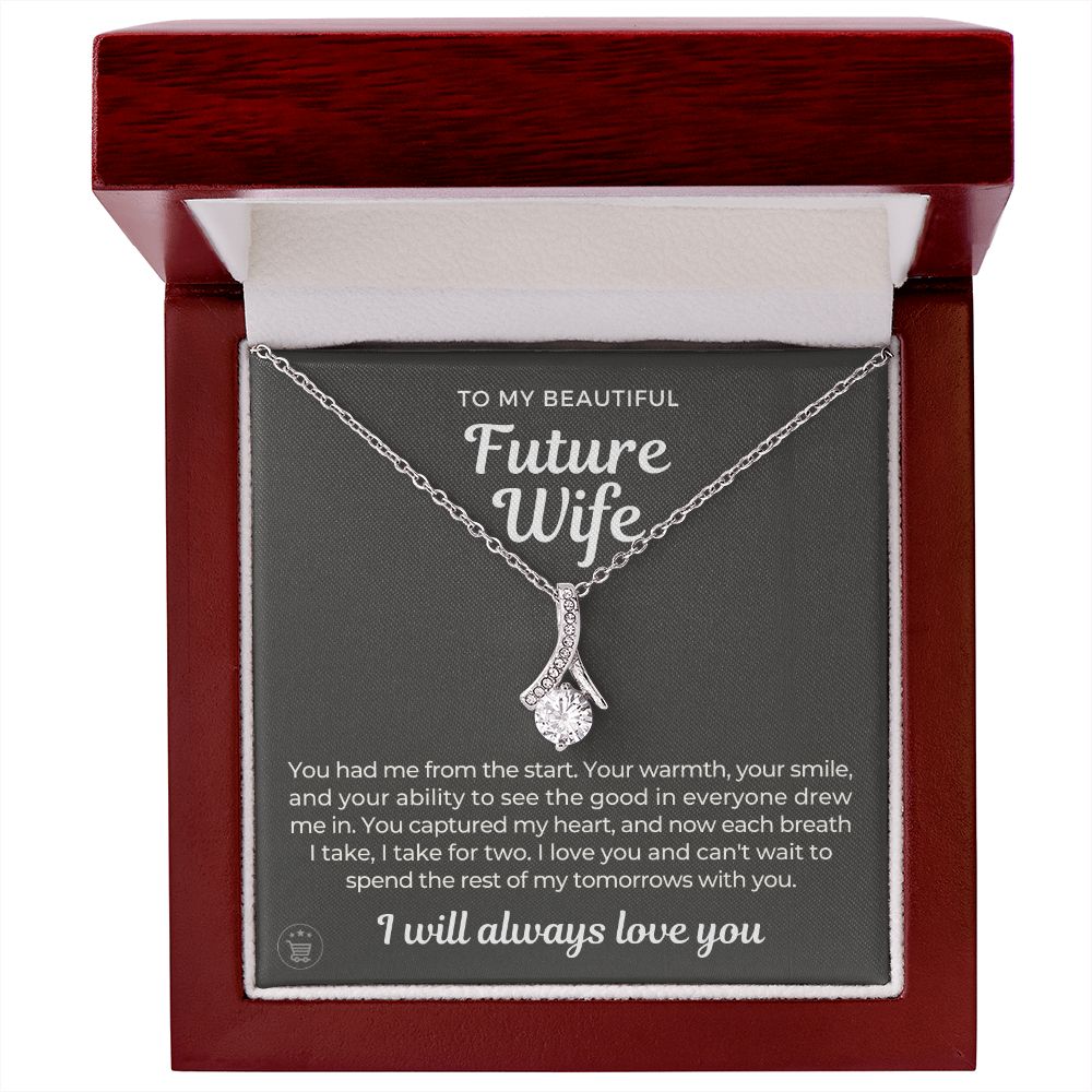 Future Wife, Mrs. Gift | Each Breath Necklace 0641T3