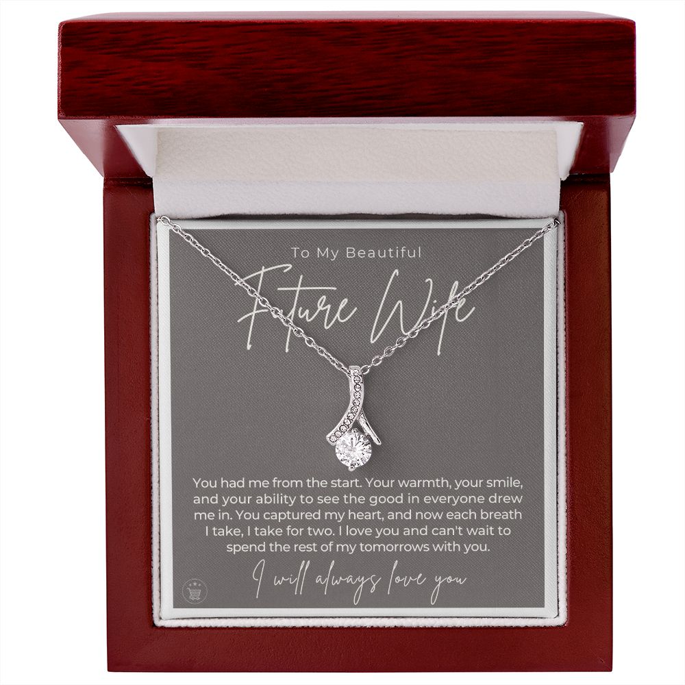 Future Wife, Mrs. Gift | Each Breath Necklace 0641T11