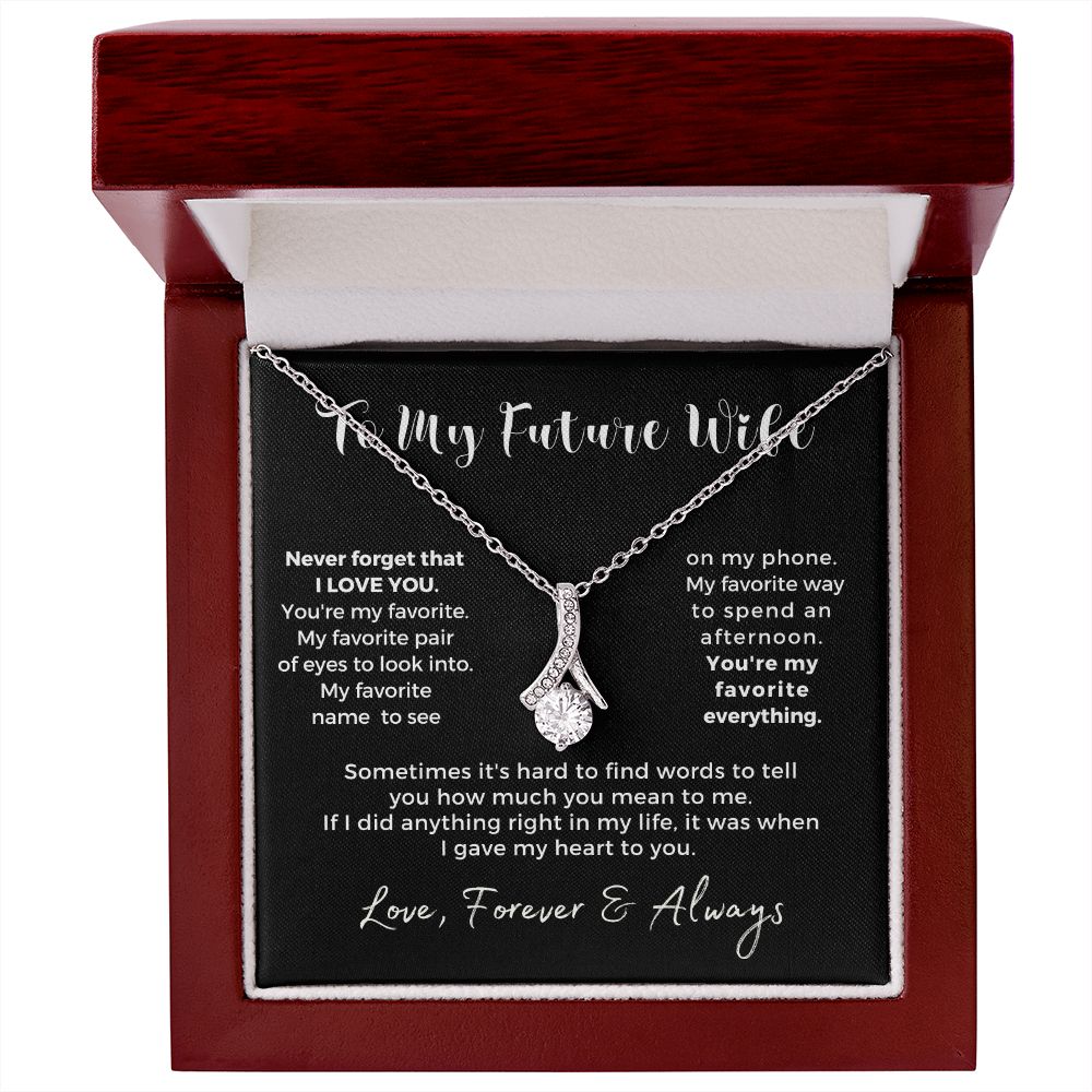 Future Wife, Mrs. Gift | My Heart Necklace 0778T1A