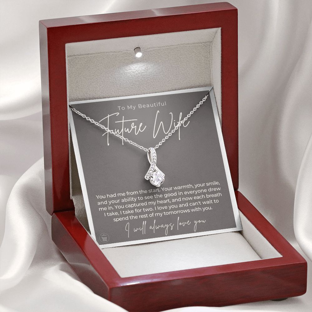 Future Wife, Mrs. Gift | Each Breath Necklace 0641T11
