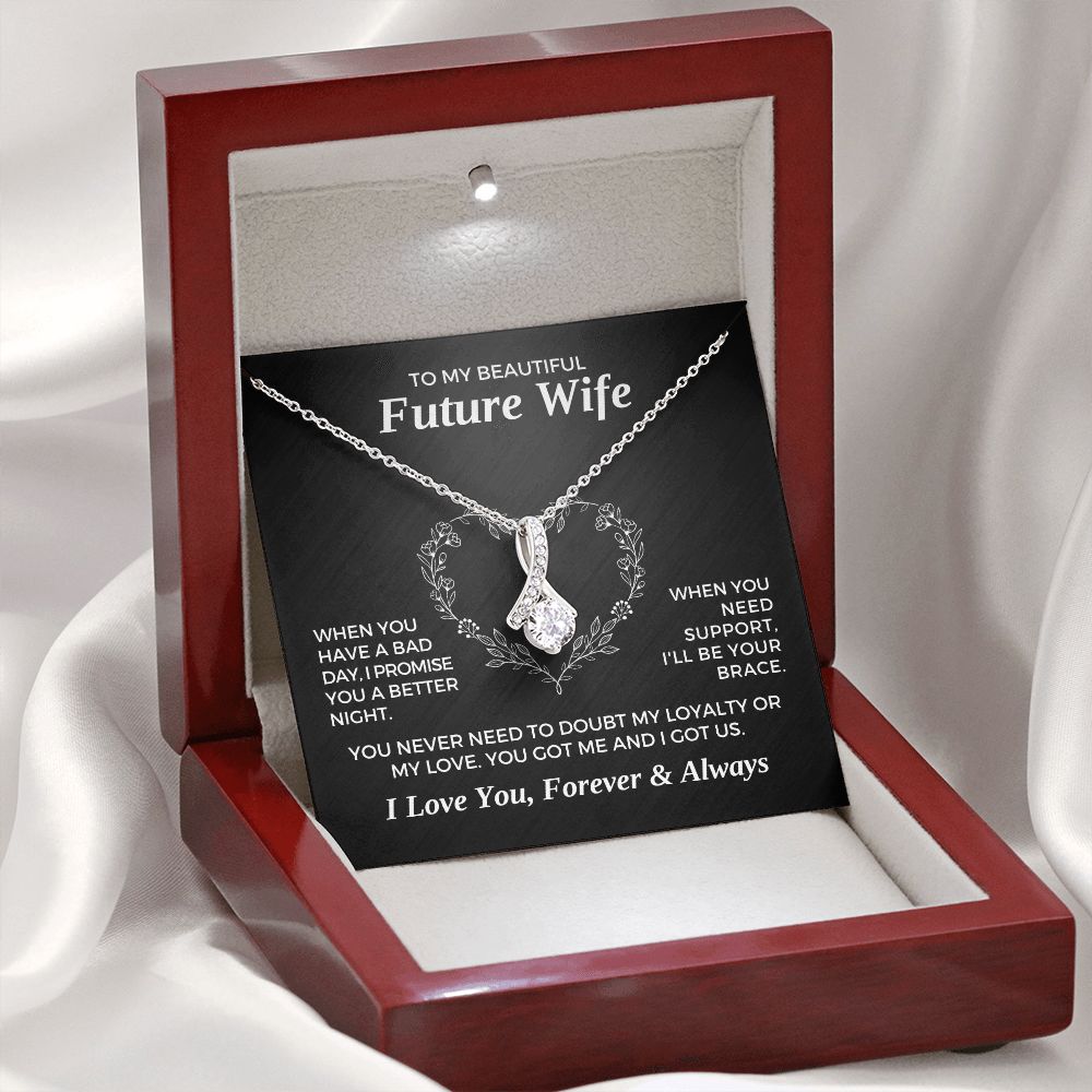 Future Wife, Mrs. Gift | I Love You Necklace 0733T6A