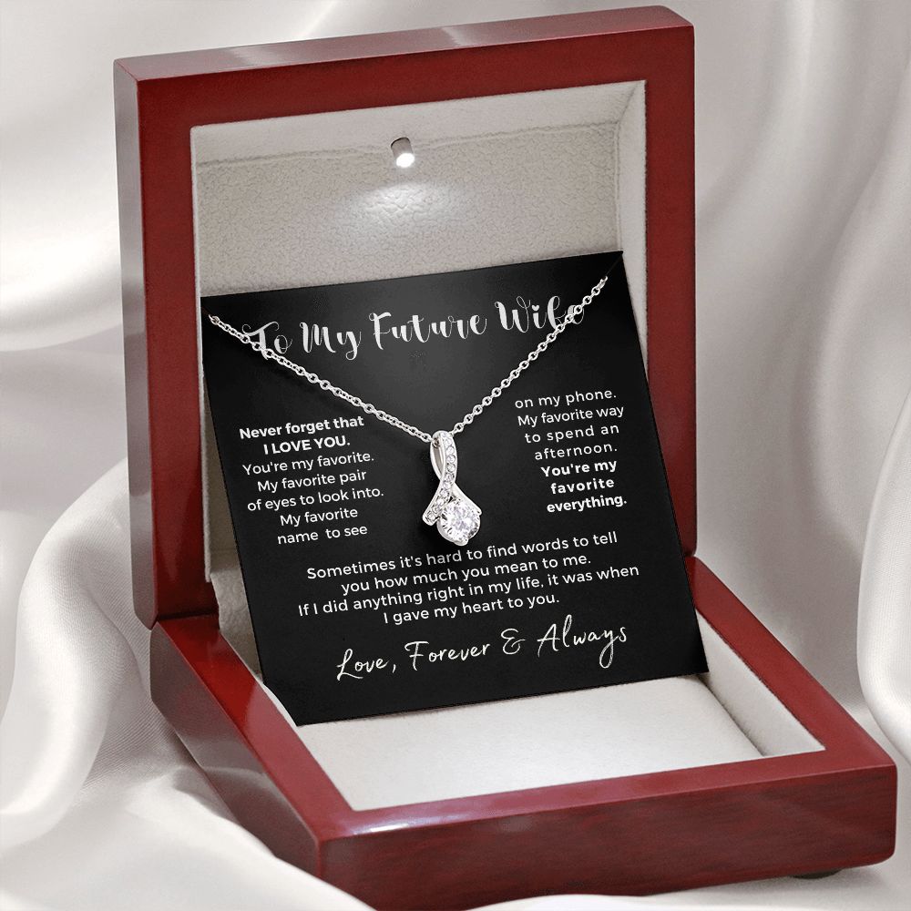 Future Wife, Mrs. Gift | My Heart Necklace 0778T1A
