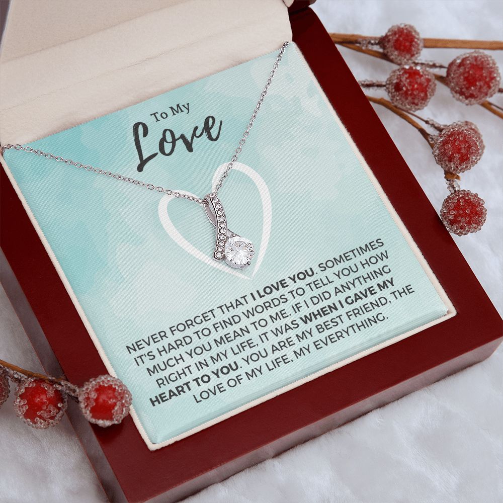 Soulmate Gift | Love Of My Life Necklace 0772T9A
